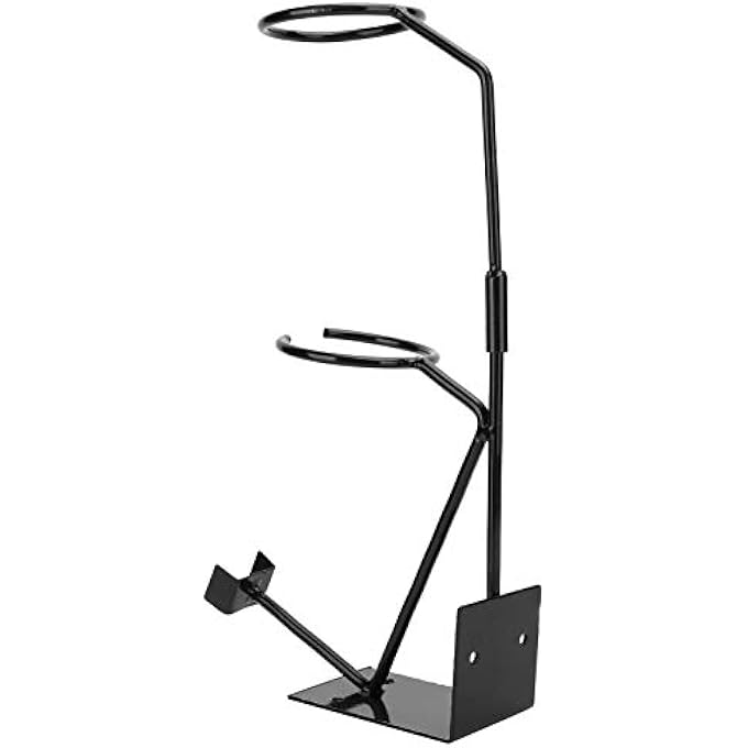 EUJGOOV SPRAYER STAND SPRAY HOLDER WALL BENCH MOUNTED FOR GRAVITY FEED PAINT SPRAYER WITH STRAINER RACK STEEL CONSTRUCTION STORAGE - Image 3